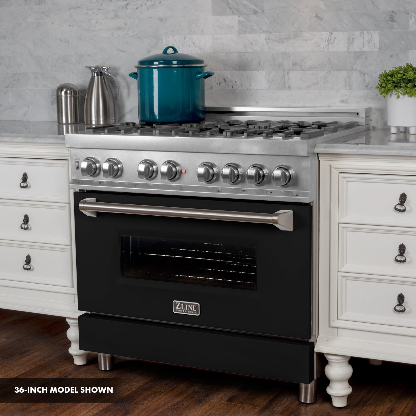 ZLINE 30 in. 4.0 cu. ft. Dual Fuel Range with Gas Stove and Electric Oven in All DuraSnow Stainless Steel with Color Door Options (RAS-SN-30)