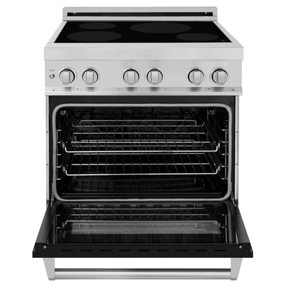 ZLINE 30 in. 4.0 cu. ft. Legacy Induction Range with 4 Element Cooktop and Electric Oven