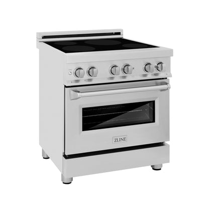 ZLINE 30 in. 4.0 cu. ft. Legacy Induction Range with 4 Element Cooktop and Electric Oven