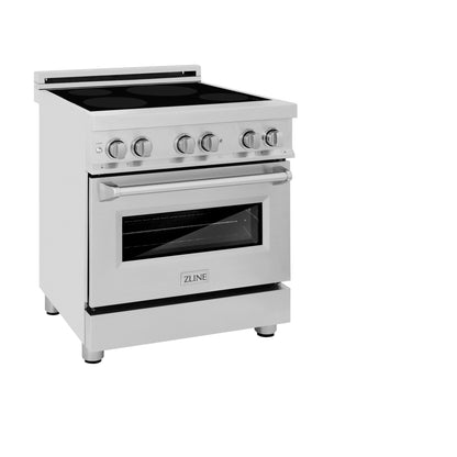 ZLINE 30 in. 4.0 cu. ft. Legacy Induction Range with 4 Element Cooktop and Electric Oven