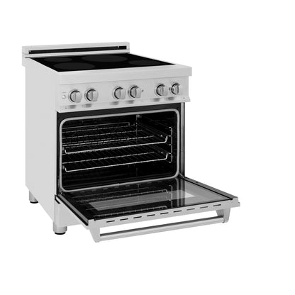 ZLINE 30 in. 4.0 cu. ft. Legacy Induction Range with 4 Element Cooktop and Electric Oven