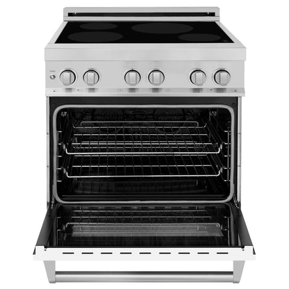 ZLINE 30 in. 4.0 cu. ft. Legacy Induction Range with 4 Element Cooktop and Electric Oven