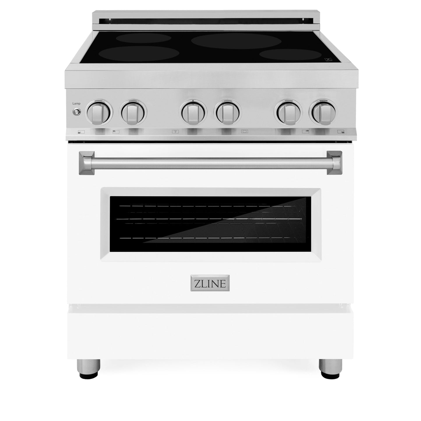 ZLINE 30 in. 4.0 cu. ft. Legacy Induction Range with 4 Element Cooktop and Electric Oven