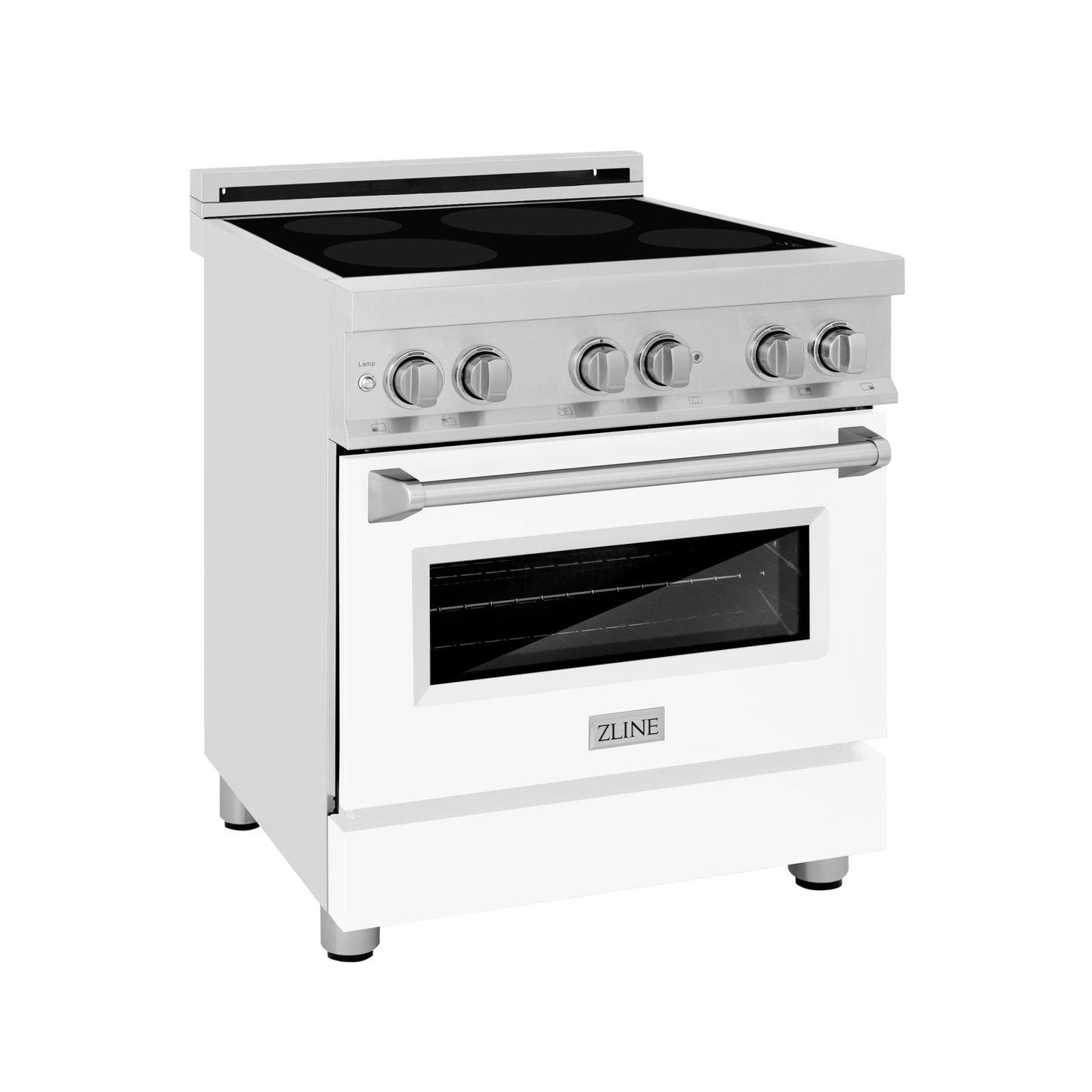 ZLINE 30 in. 4.0 cu. ft. Legacy Induction Range with 4 Element Cooktop and Electric Oven