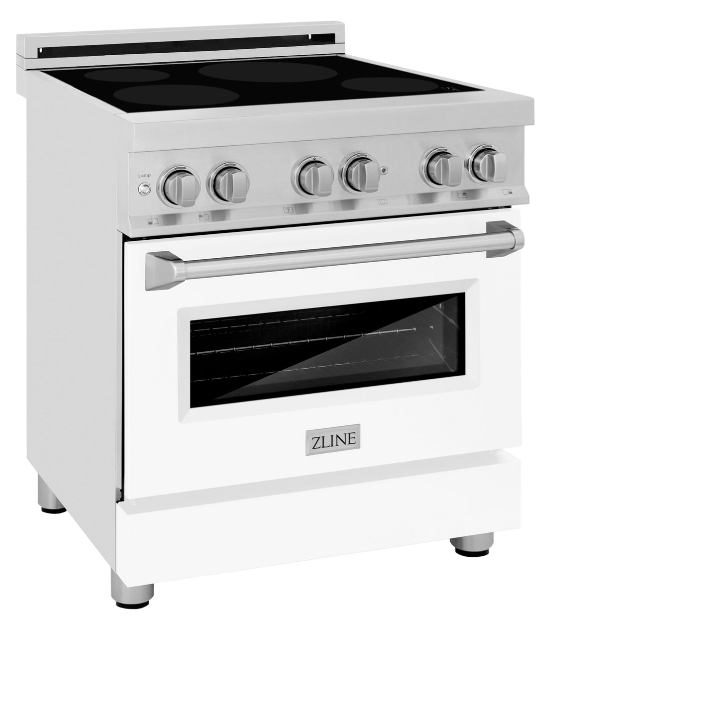 ZLINE 30 in. 4.0 cu. ft. Legacy Induction Range with 4 Element Cooktop and Electric Oven